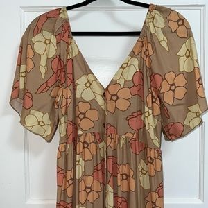 NWT Hawaiian print maxi dress by Lei Kinis. US women’s Large